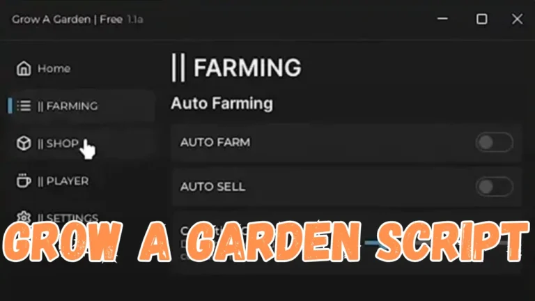Grow a garden script