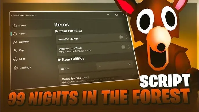 99 Nights in the Forest Script